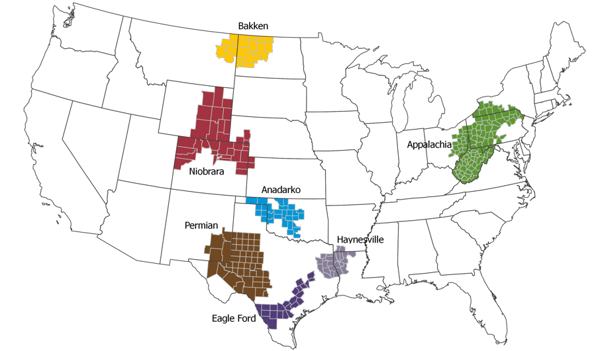 us shales map