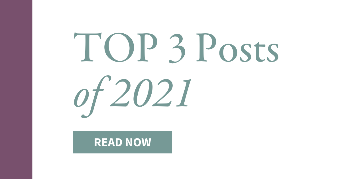 Top Three Blog Posts of 2021