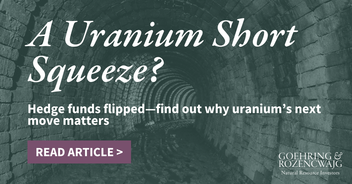 A Uranium Short Squeeze?