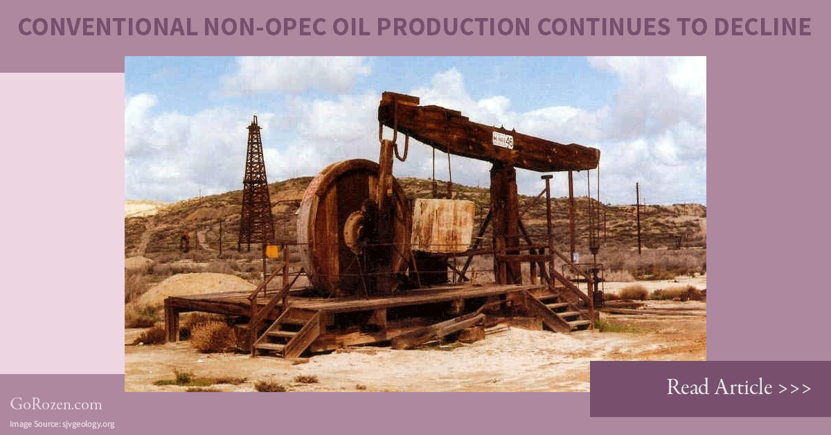 Conventional Non-OPEC Oil Production Continues to Decline