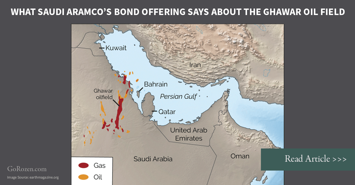 What Saudi Aramco’s Bond Offering Says About the Ghawar Oil Field