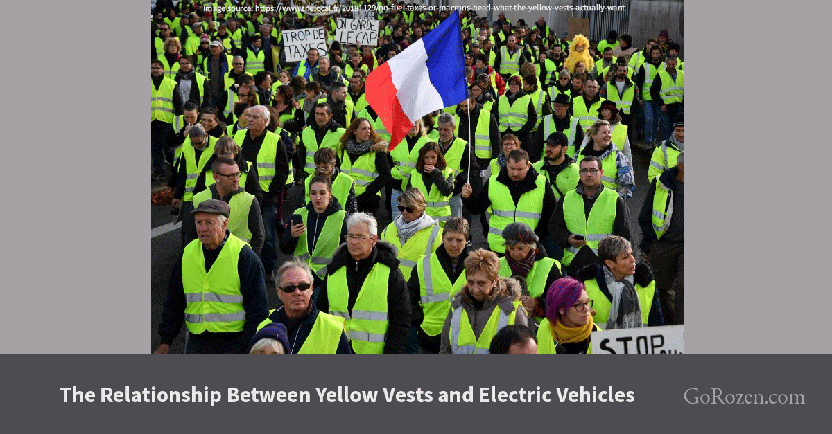 The Relationship Between Yellow Vests and Electric Vehicles pt. 1/2