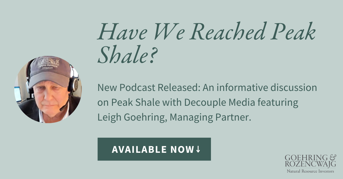 Podcast: Have We Reached Peak Shale?