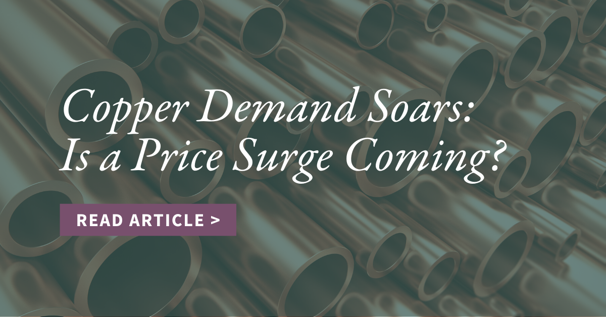 Copper Demand Soars: Is a Price Surge Coming?