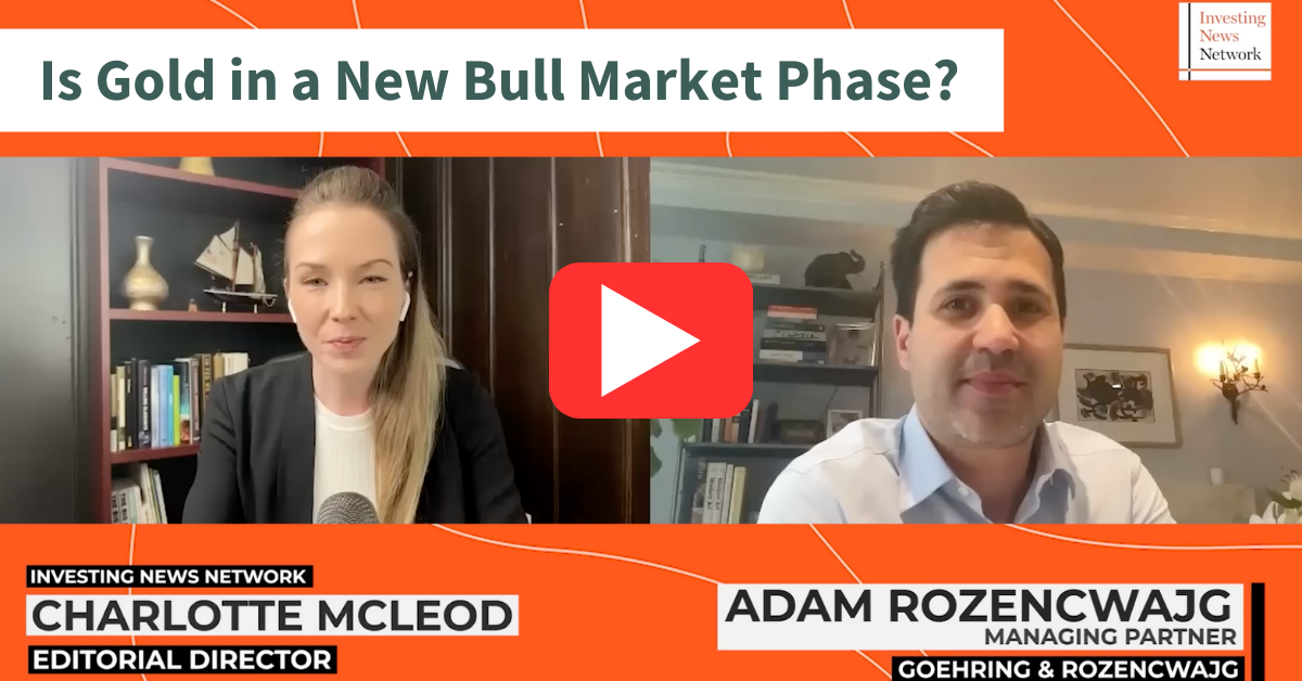 Is Gold in a New Bull Market Phase?  Watch this interview between Adam Rozencwajg and Investing News Network. 