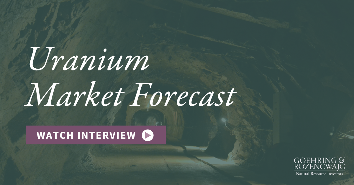 [INTERVIEW] Uranium at Inflection Point, Will Get Completely Out of Hand