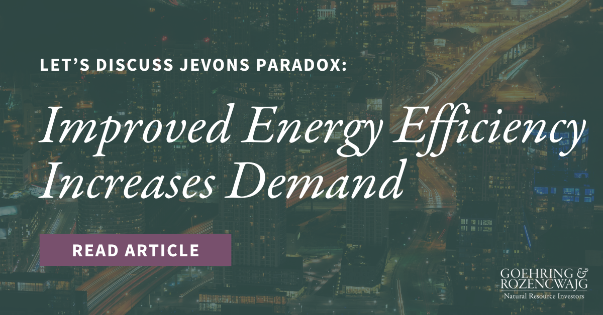Jevons Paradox: Improved Energy Efficiency Increases Demand - Let's Discuss