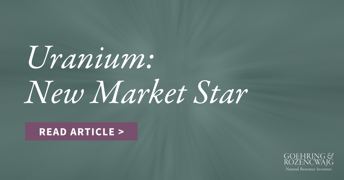 Uranium: New Market Star
