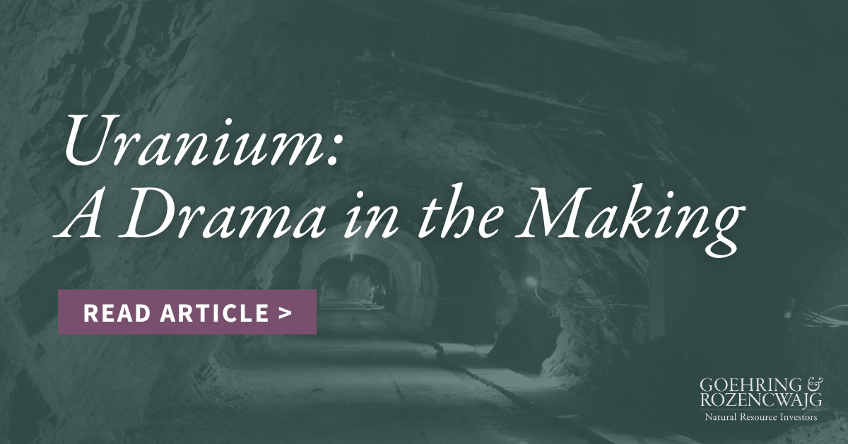 Uranium: A Drama in the Making