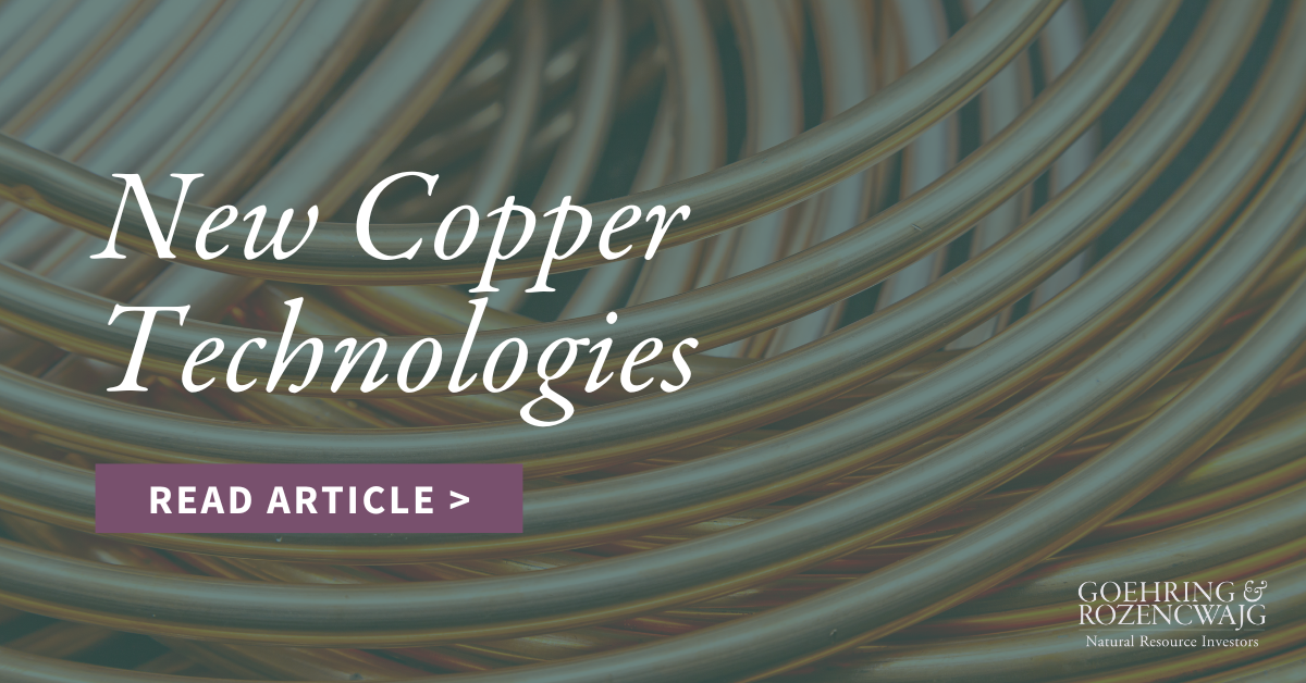 New Copper Technologies