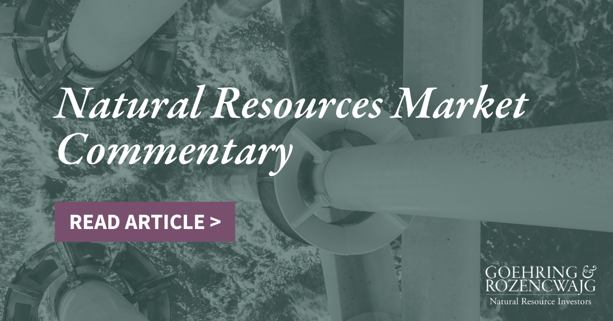 Natural Resources Market Commentary - Q3 2024