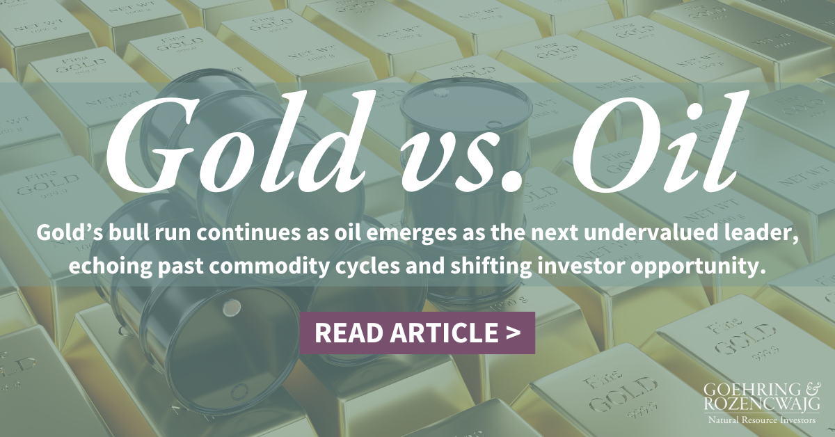 Gold vs. Oil