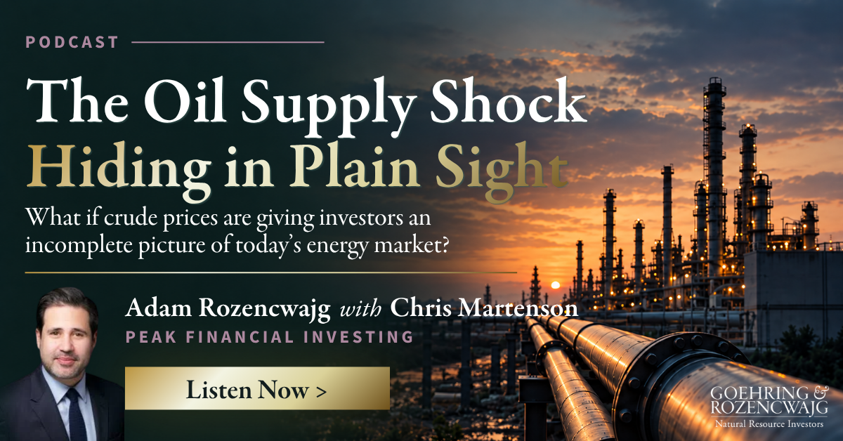 Podcast: The Oil Supply Shock Hiding in Plain Sight