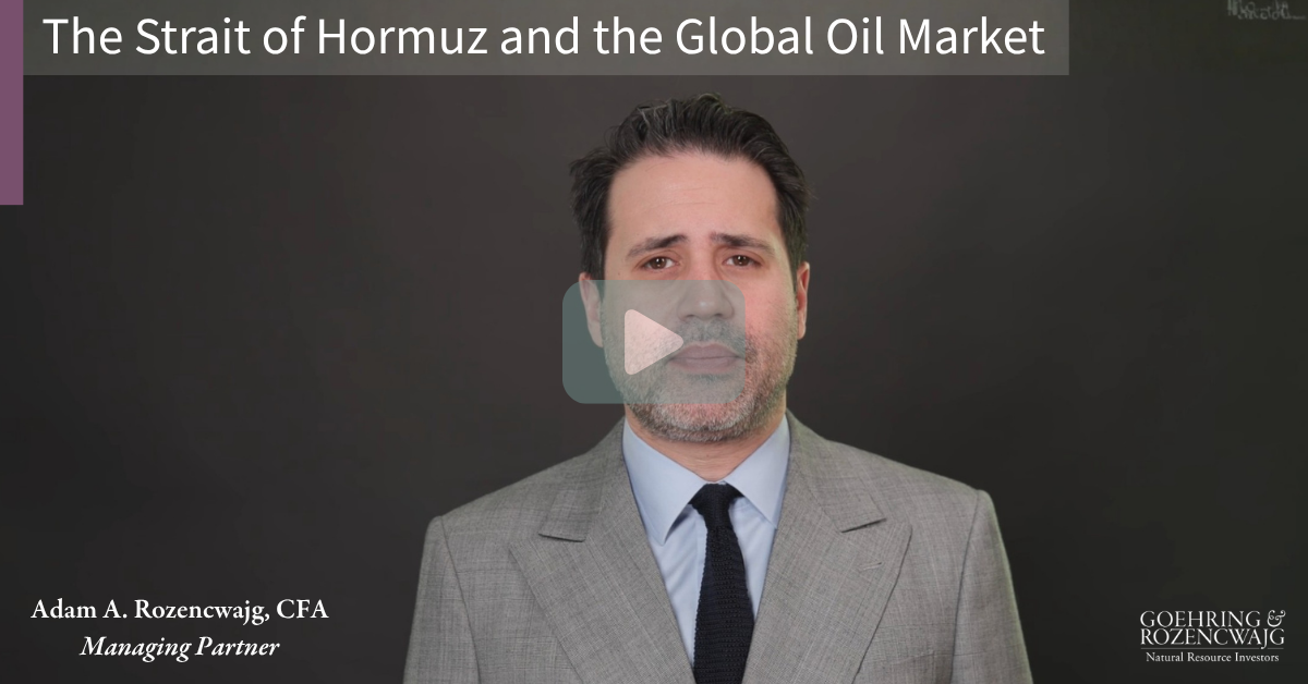 VIDEO: The Strait of Hormuz and the Global Oil Market